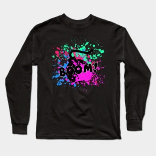 Pink Paint Explosion Long Sleeve T-Shirt